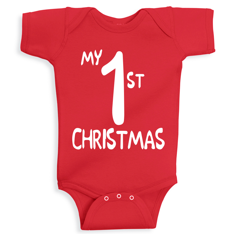 My 1st christmas Baby Onesie  (0-3 months) - 73% Discount