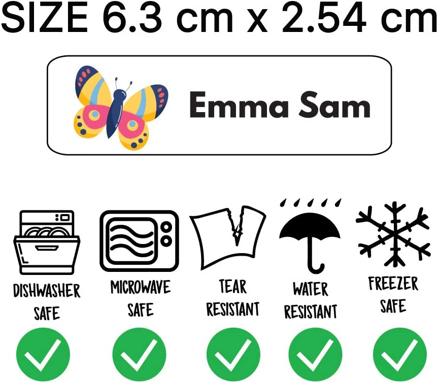 Personalized Waterproof Labels - Mars Lovers