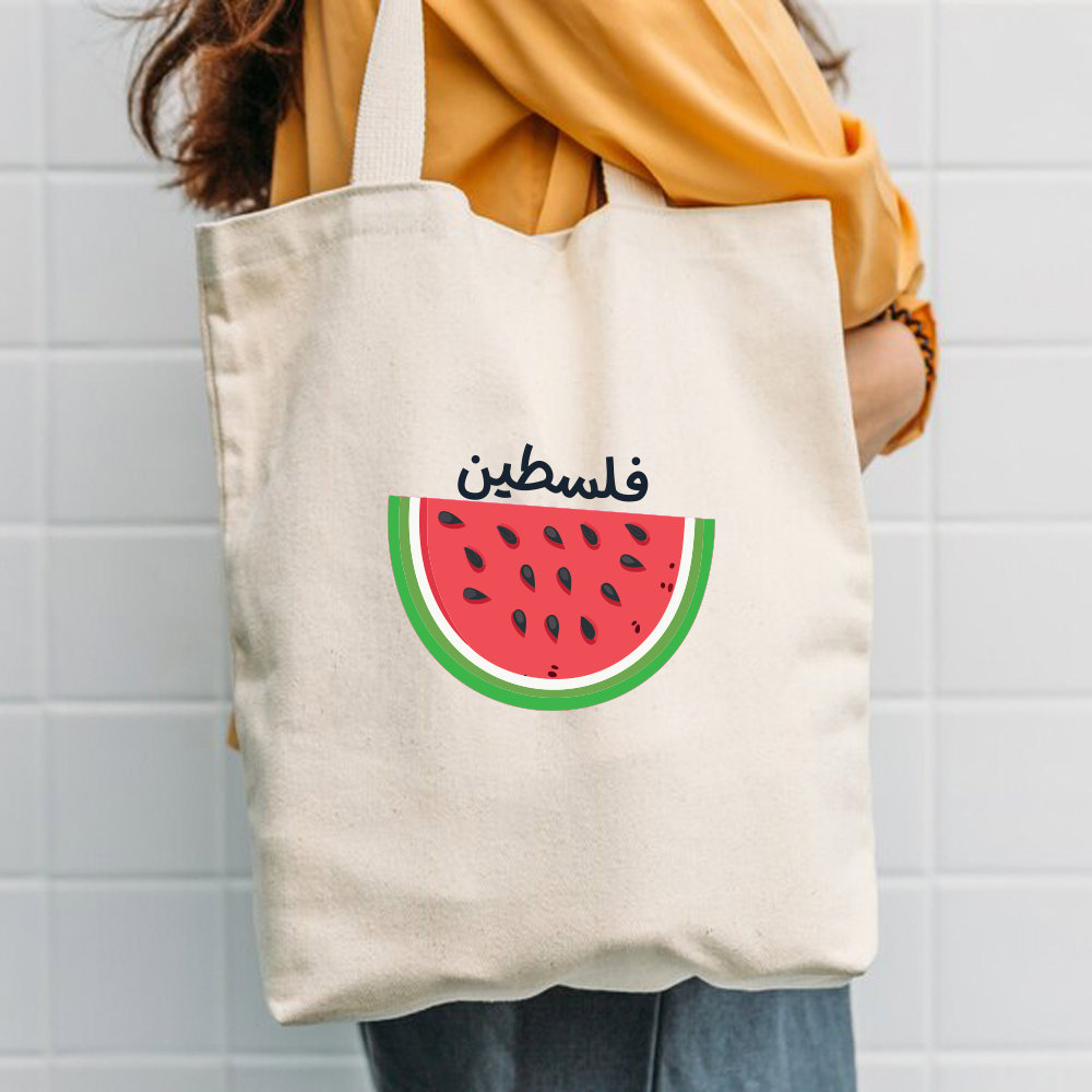 Palestine Watermelon Tote Bag