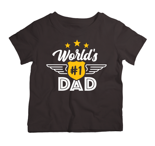World's #1 dad T-Shirt (Small) - 73% Discount