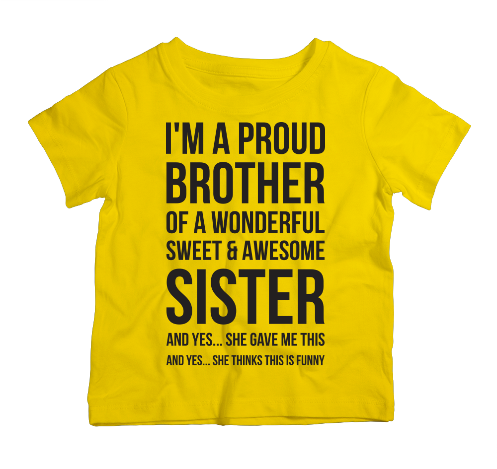 Proud Brother Cotton T-Shirt