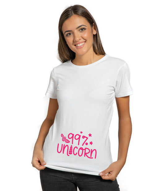 Pregnancy T-Shirt - 99% Unicorn