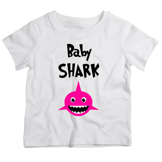 Baby Pink Shark T-Shirt (9-10 Years) - 73% Discount