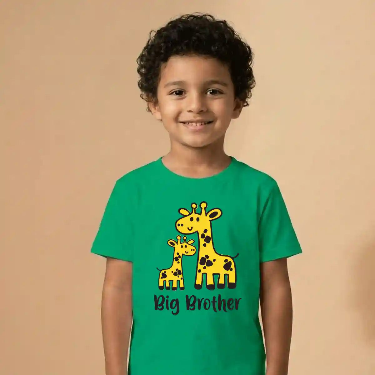 Big Brother Green T-Shirt UAE – Soft Cotton T-Shirt for Kids and Siblings