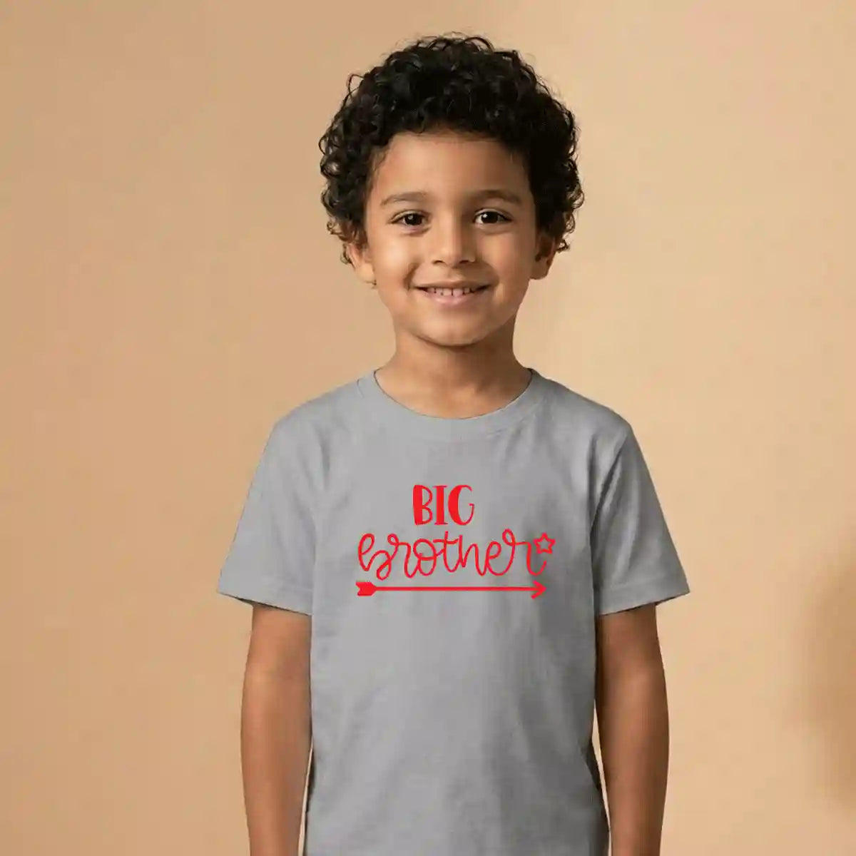 Big Brother Grey T-Shirt UAE – Soft Cotton T-Shirt for Kids and Siblings