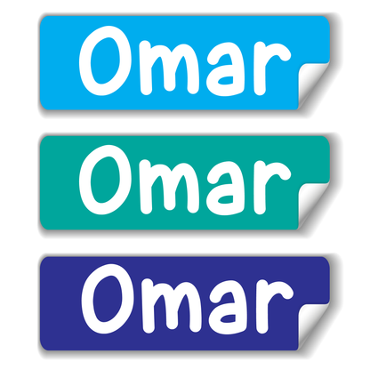 Boys school name labels for kids in UAE