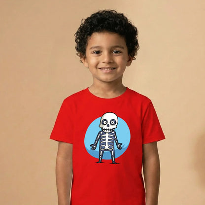 Halloween Cool Skeleton cotton t shirt design UAE