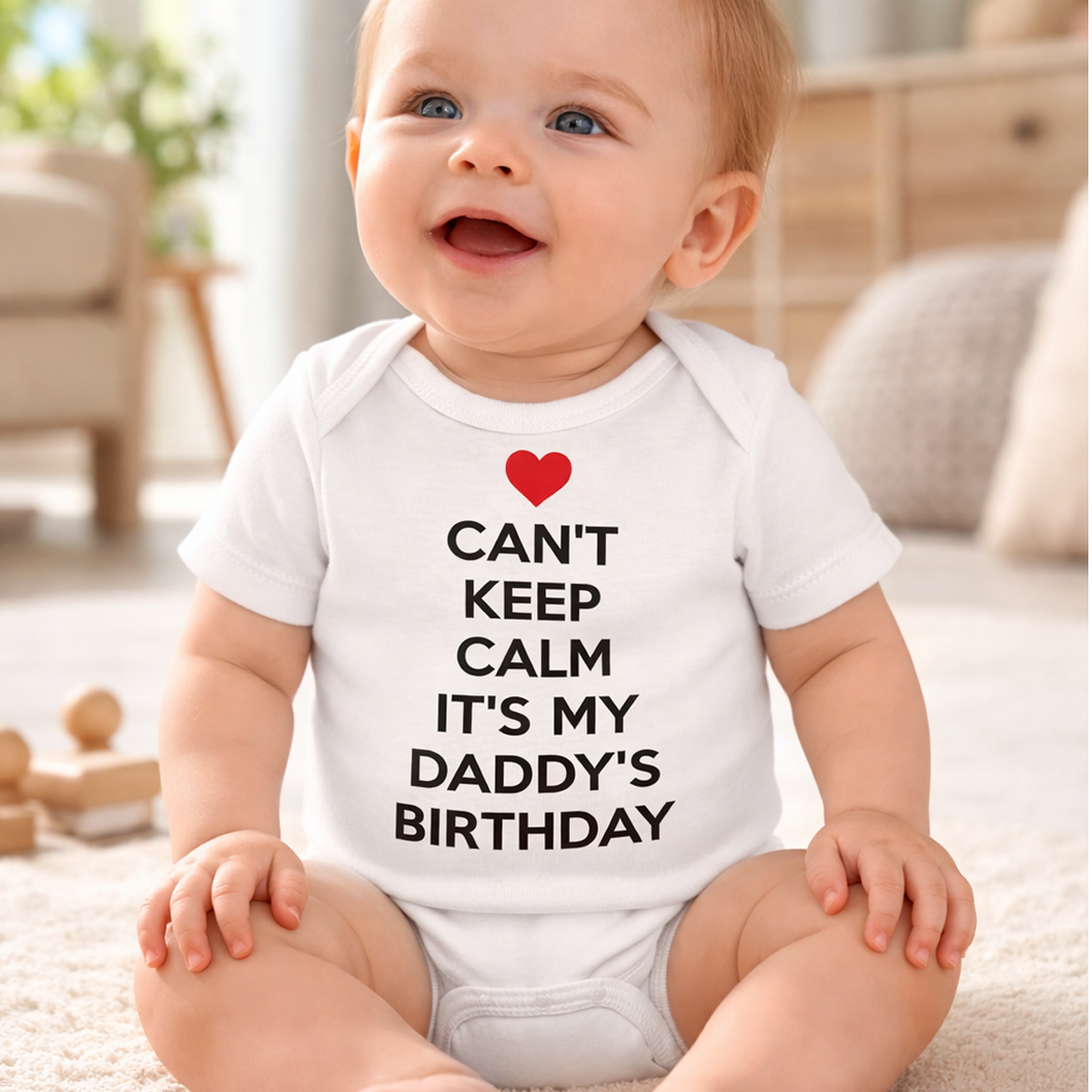 Daddy's Birthday Onesie · بودي عيد ميلاد بابا