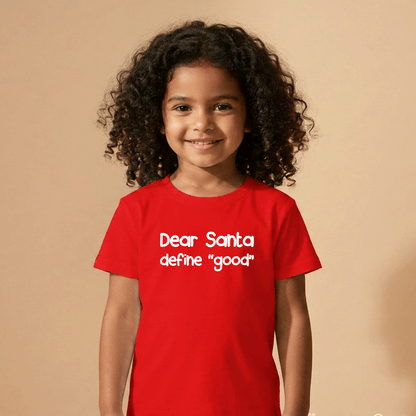 funny Dear Santa Define Good holiday t shirt design UAE