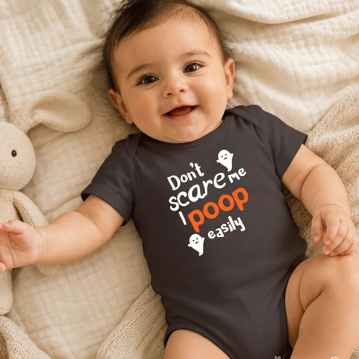 Funny Don't Scare Me baby onesie soft cotton outfit UAE