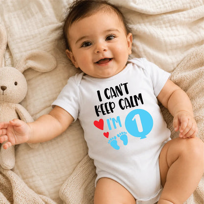 First Birthday Onesie Boy Dubai – Cute Baby Boy 1st Birthday Milestone Gift UAE