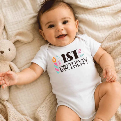 First Birthday Onesie · بودي عيد ميلاد سنة
