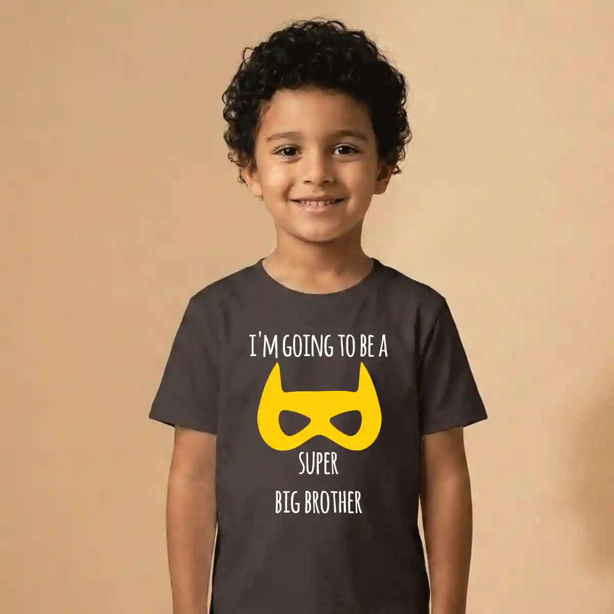 Going to Be a Super Big Brother Cotton T-Shirt UAE – Soft Cotton Announcement T-Shirt for Kids and Siblings