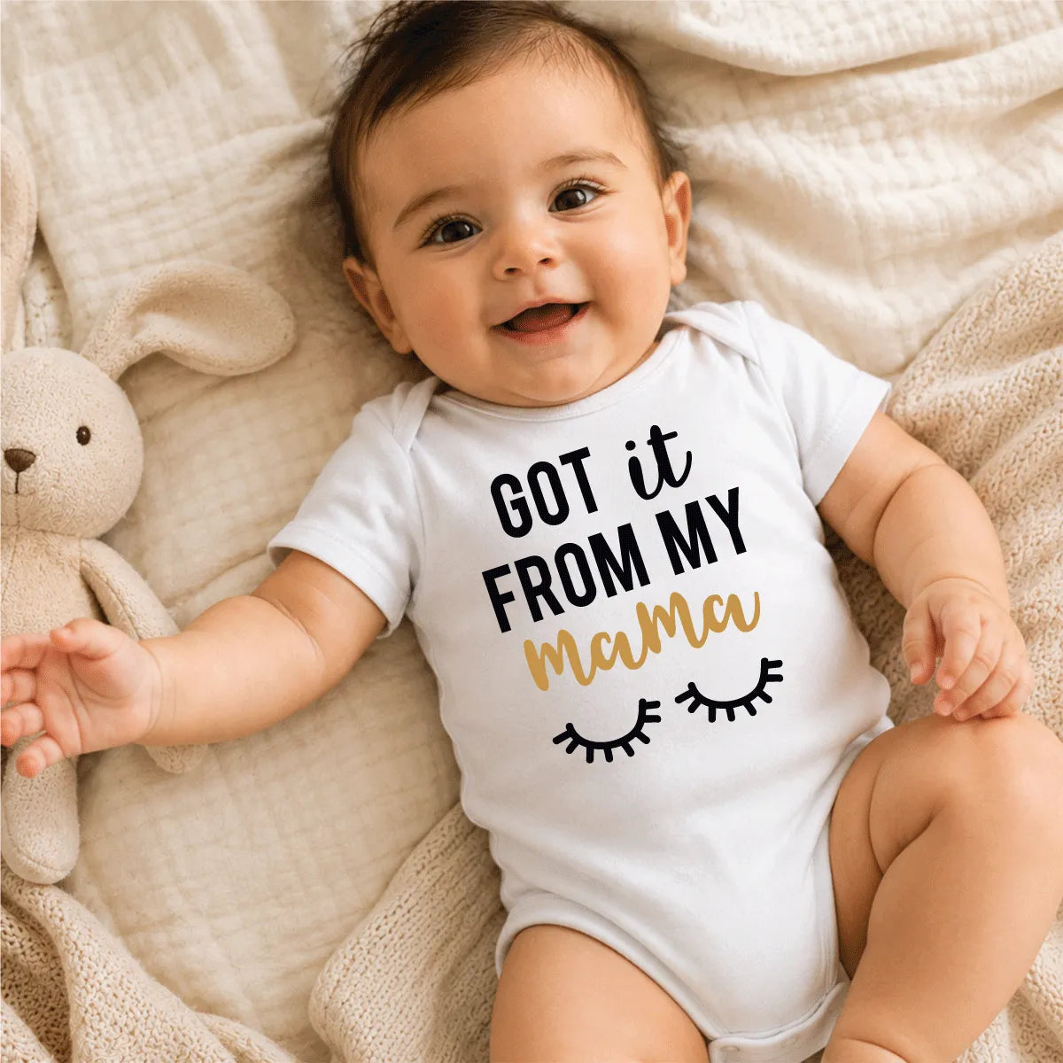 Got It From My Mama Baby Onesie Dubai – Cute Funny Newborn Baby Shower Gift UAE