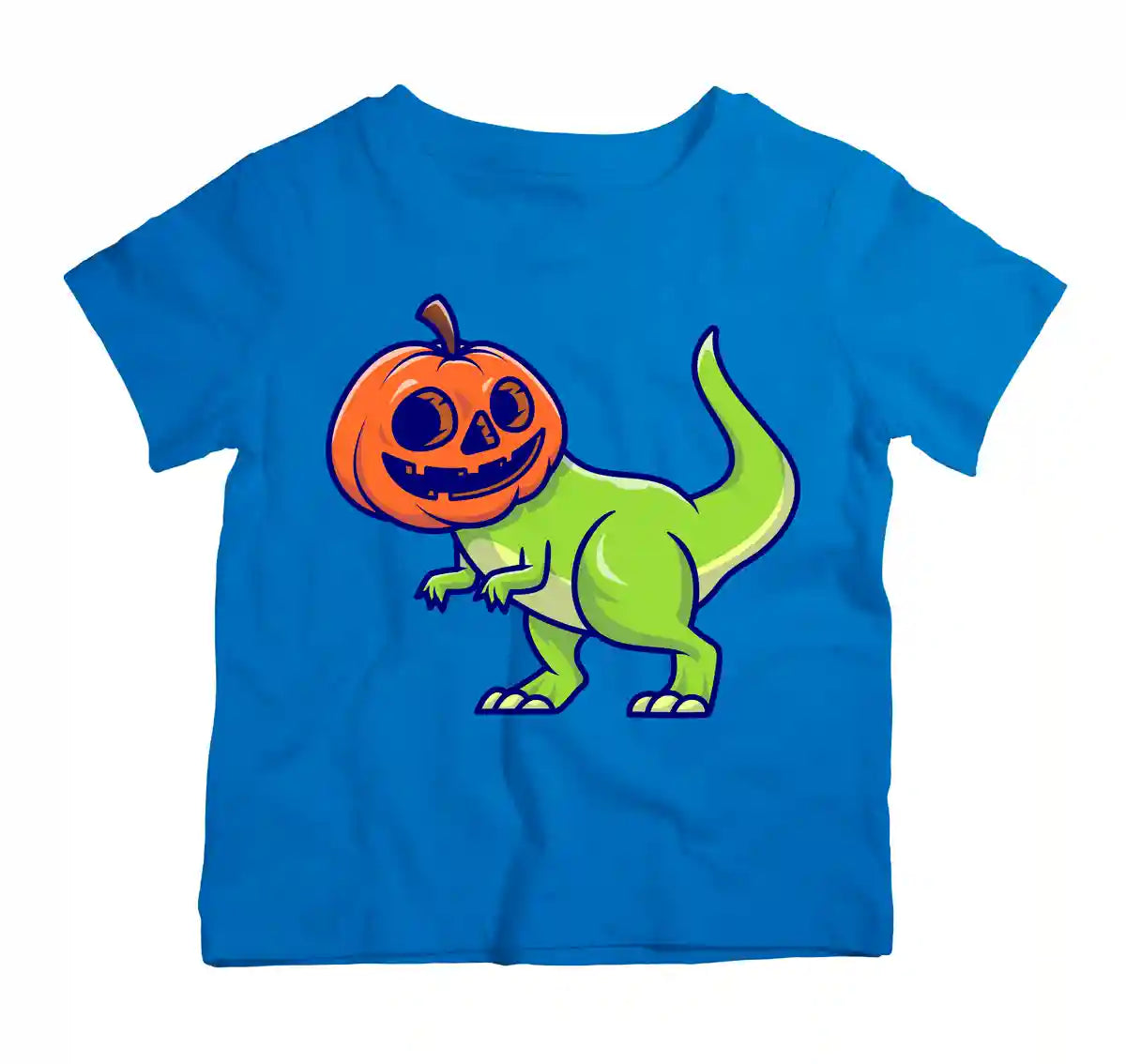 Halloween Cute Dino Pumpkin cotton t shirt design UAE