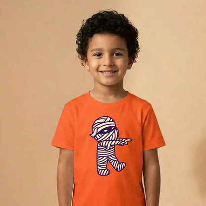 Cute Halloween mummy graphic t shirt UAE