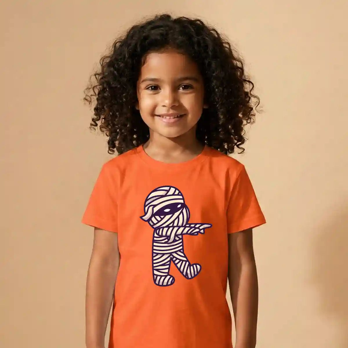 Cute mummy Halloween cotton t shirt for festive celebrations UAE