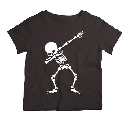 Halloween Dancing Skeleton cotton t shirt design UAE