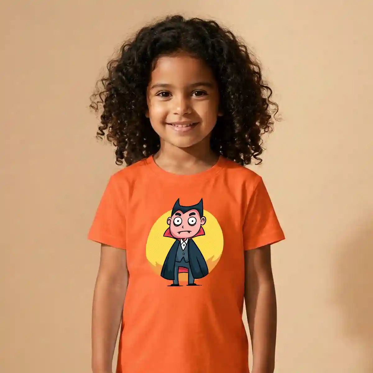 Funny Halloween Dracula Vampire cotton t shirt for festive celebrations UAE