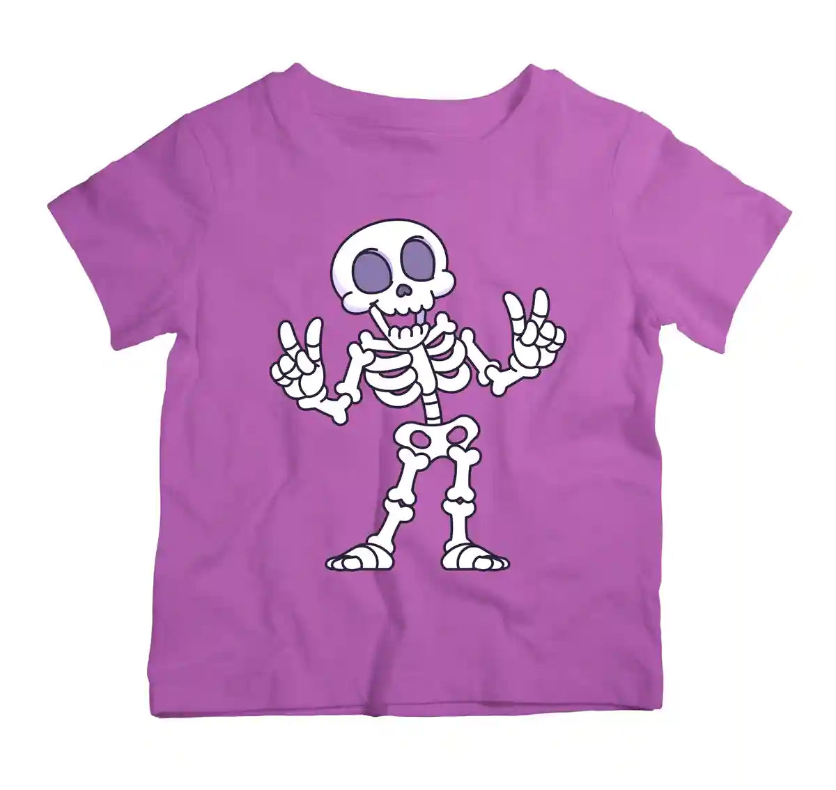 Halloween Hello Skeleton cotton t shirt design UAE