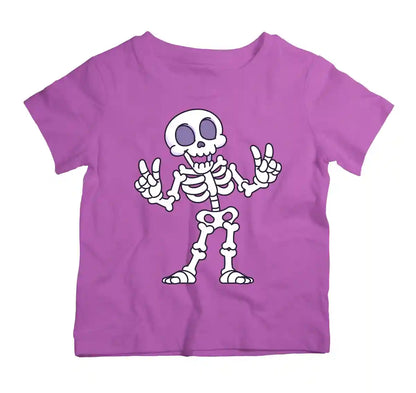 Halloween Hello Skeleton cotton t shirt design UAE