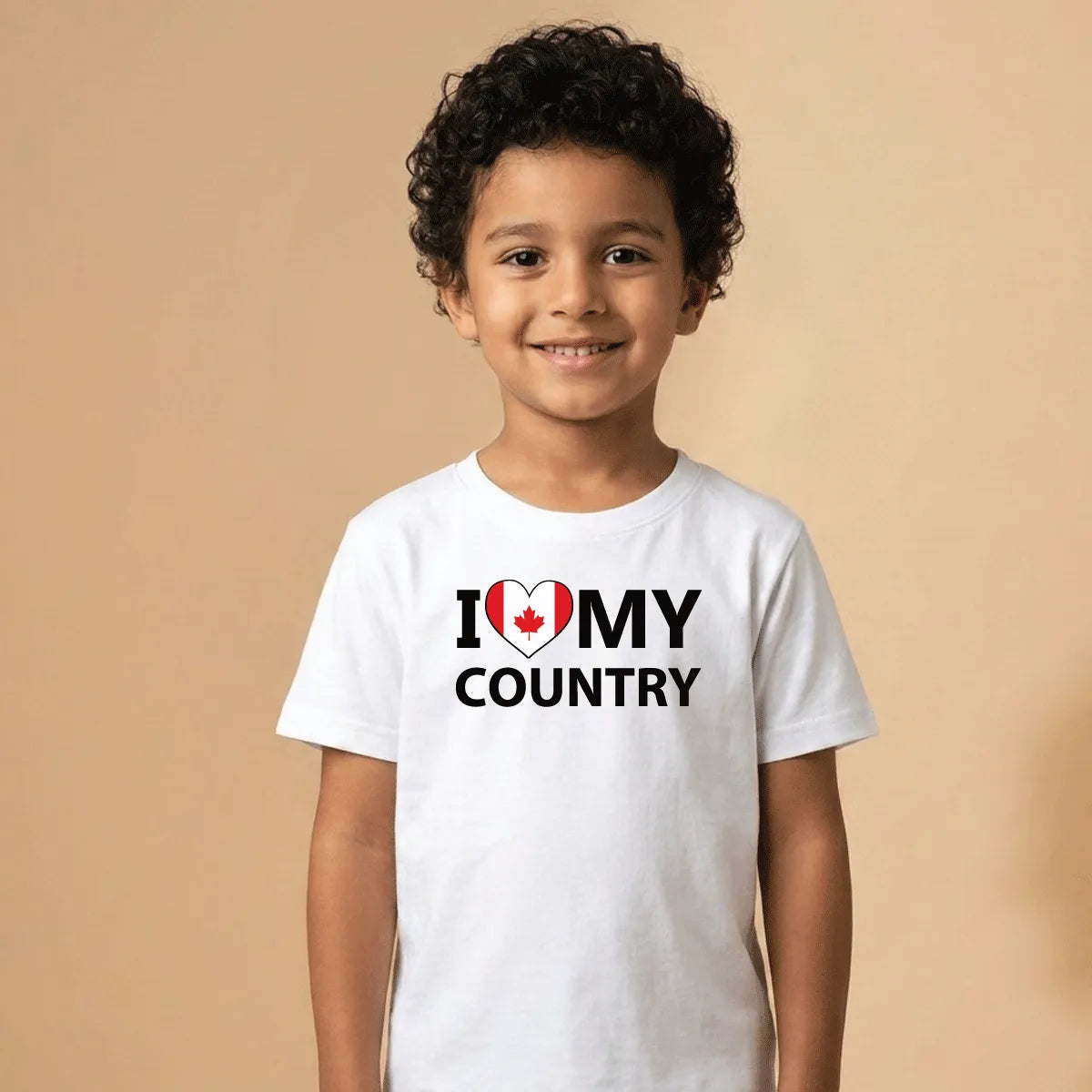 I Love Canada Cotton T-Shirt Dubai – Soft Printed Canadian Expat Pride Gift for Kids & Adults UAE