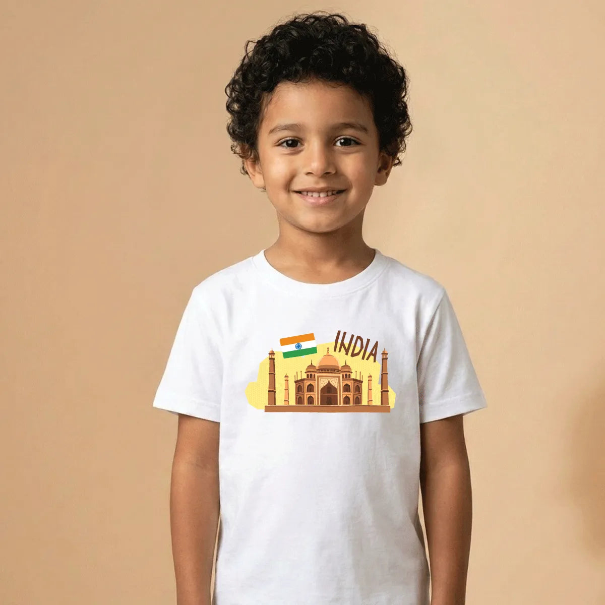 India Cotton T-Shirt Dubai – Soft Printed Indian Expat Pride Gift for Kids & Adults UAE