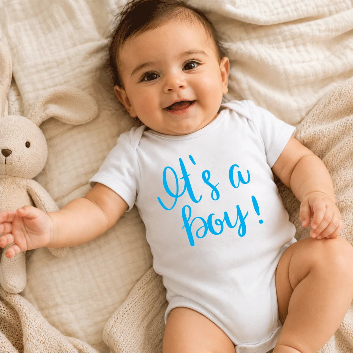 It's a Boy Baby Onesie Dubai – Cute Newborn Gender Reveal Baby Shower Gift UAE