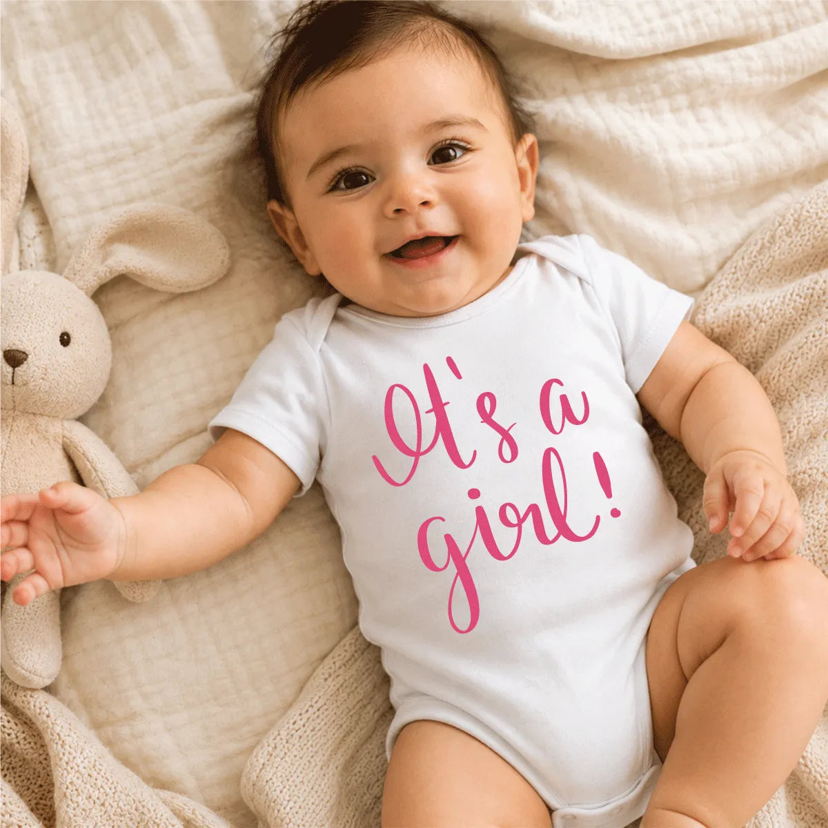 It's a Girl Baby Onesie Dubai – Cute Newborn Gender Reveal Baby Shower Gift UAE