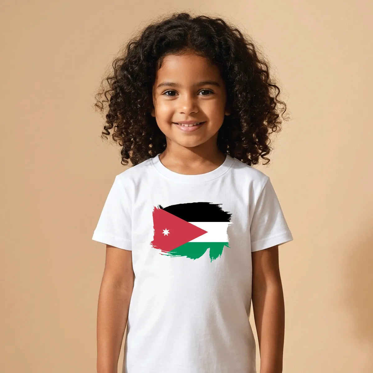 Jordan Cotton T-Shirt Dubai – Soft Printed Jordanian Pride Gift for Kids & Adults UAE