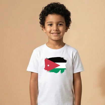 Jordan Cotton T-Shirt Dubai – Soft Printed Jordanian Pride Gift for Kids & Adults UAE