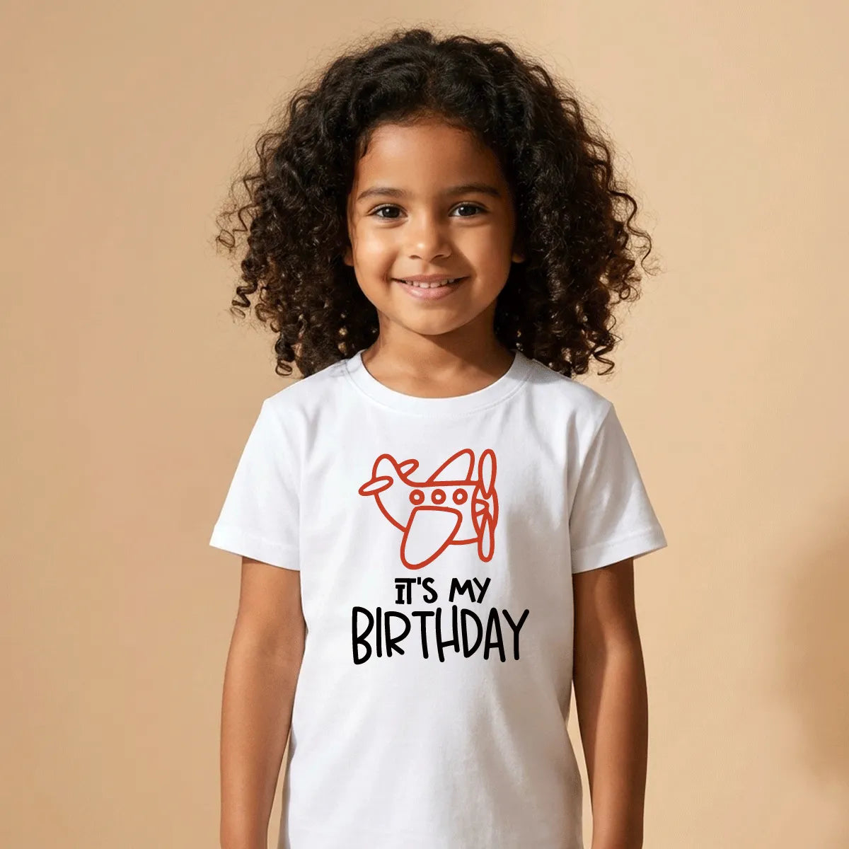 Airplane birthday party cotton t shirt for kids UAE