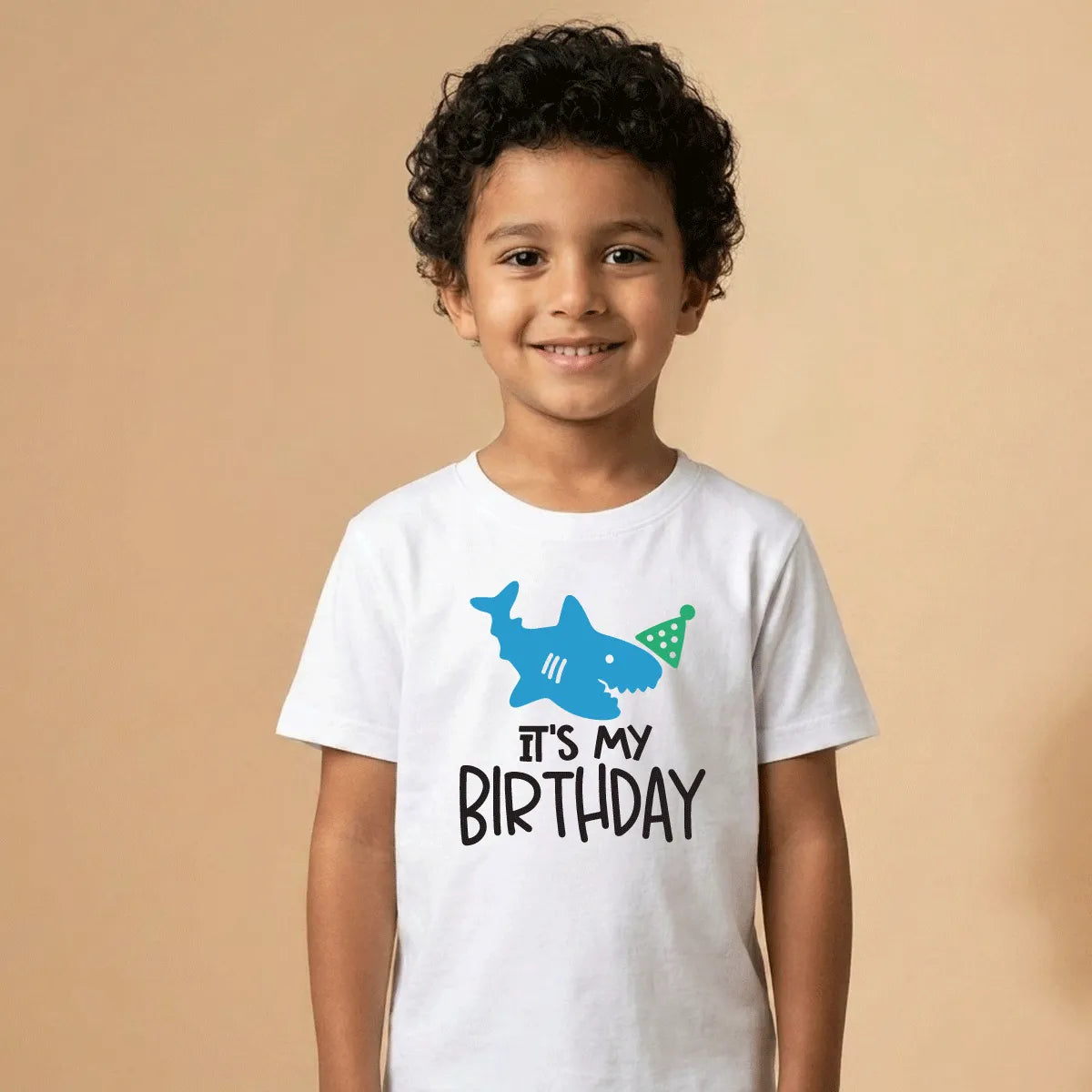 It's My Birthday shark t shirt for kids UAE