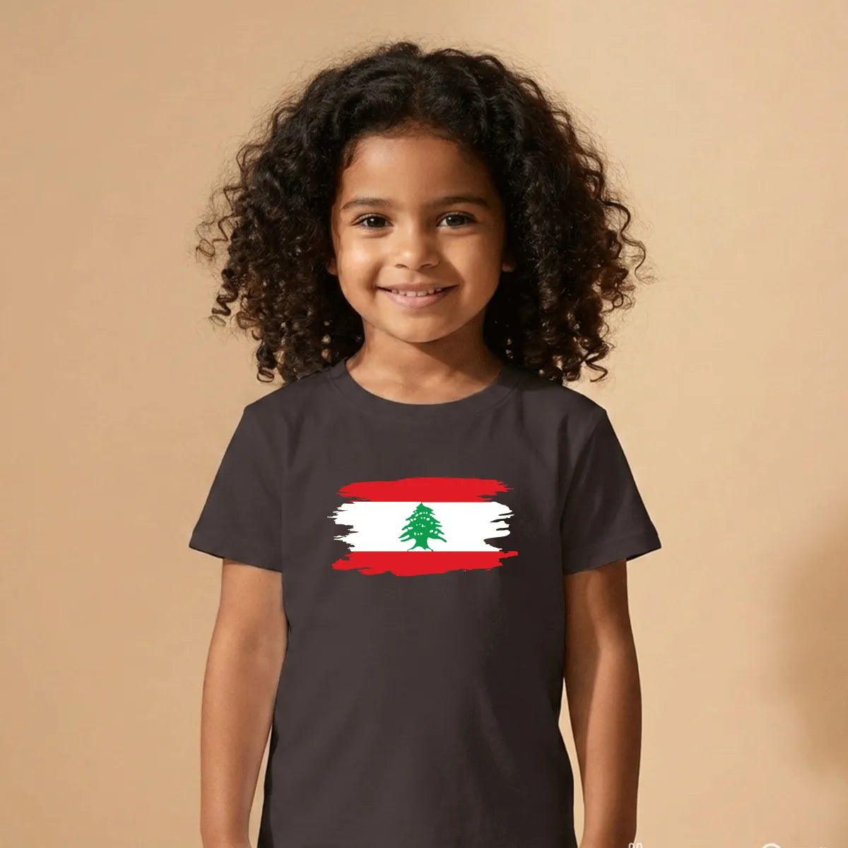 Lebanon Black Cotton T-Shirt UAE – Soft Cotton Graphic T-Shirt for Kids and Adults
