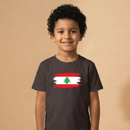 Lebanon Black Cotton T-Shirt UAE – Soft Cotton Graphic T-Shirt for Kids and Adults