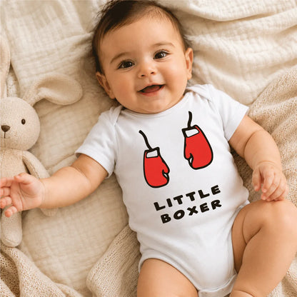 Little Boxer Baby Onesie | بودي أطفال الملاكم الصغير