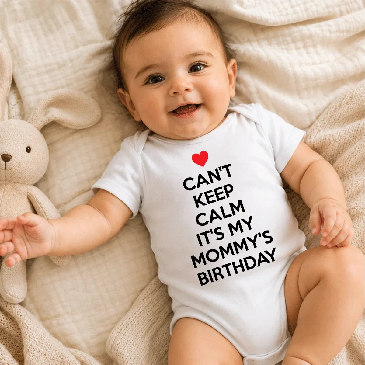 Mommy's Birthday Onesie · بودي عيد ميلاد ماما