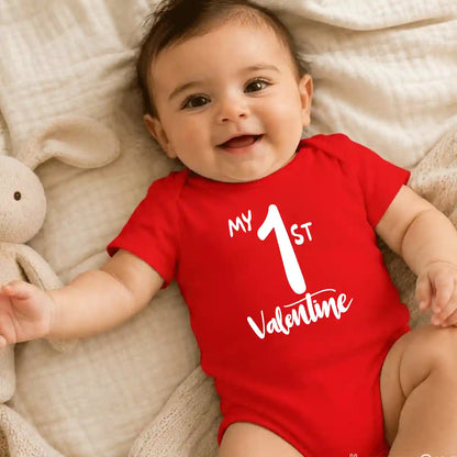 My First Valentine Baby Onesie UAE – Cute Cotton Bodysuit for Babies