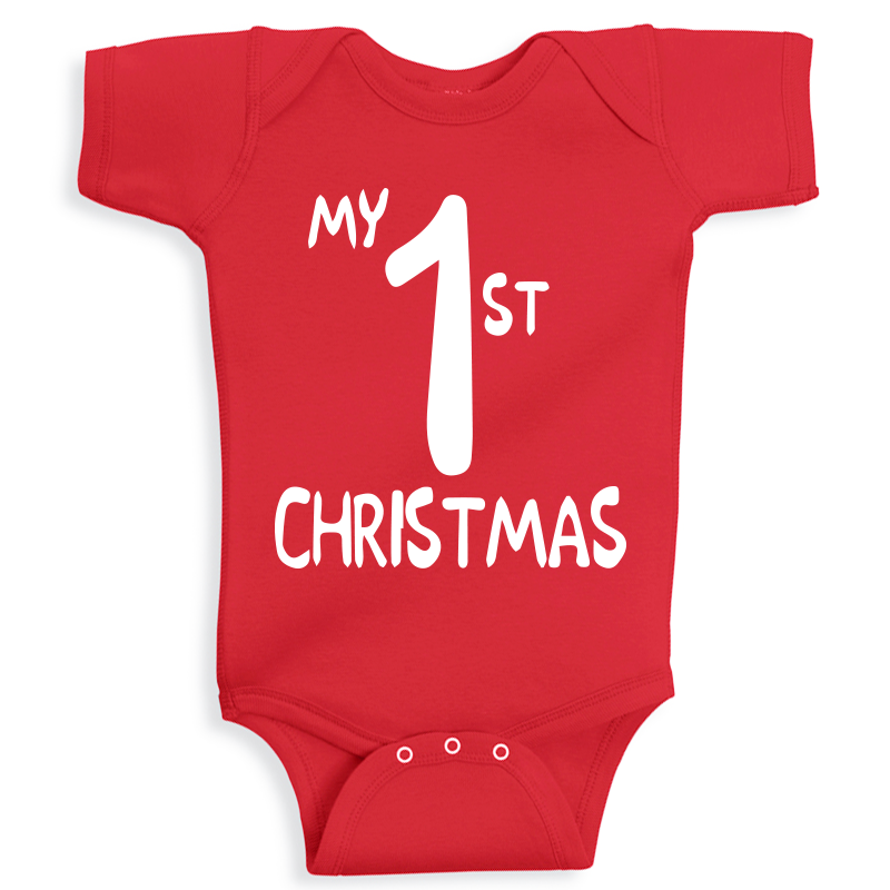 My First Christmas baby onesie festive holiday outfit for babies UAE
