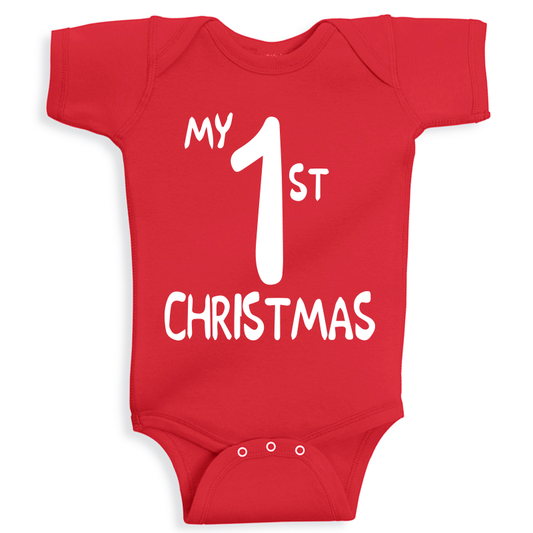 My First Christmas baby onesie festive holiday outfit for babies UAE