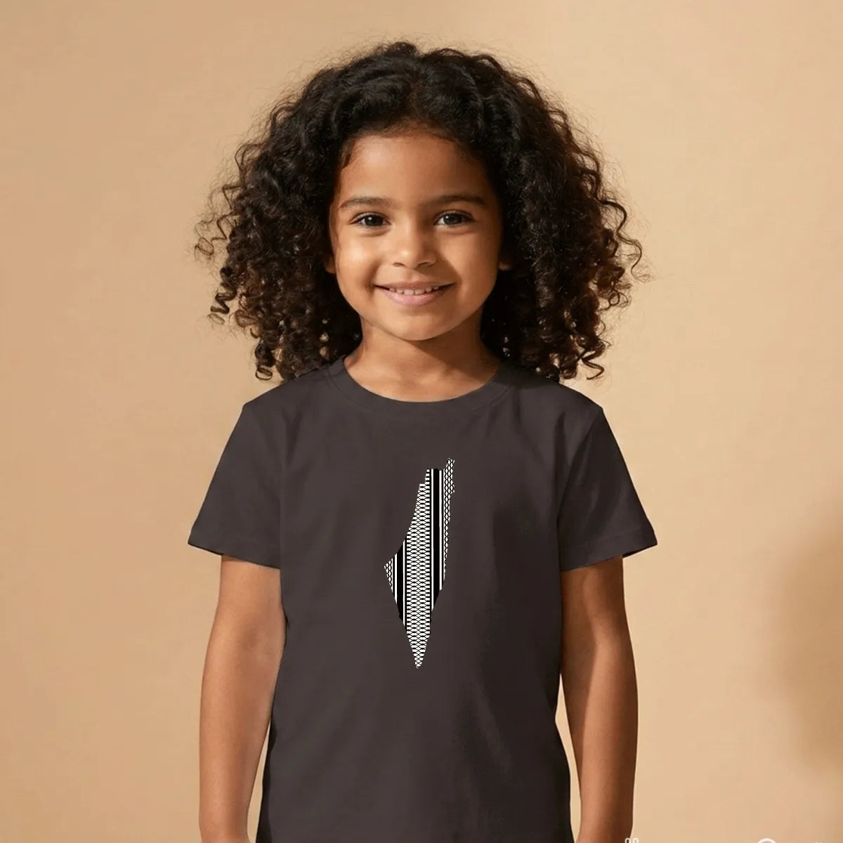 Palestine Kufiya Cotton T-Shirt UAE – Soft Cotton Graphic T-Shirt for Kids and Adults