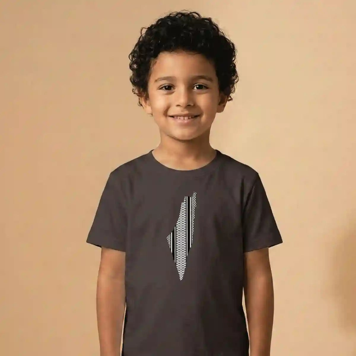 Palestine Kufiya Cotton T-Shirt UAE – Soft Cotton Graphic T-Shirt for Kids and Adults