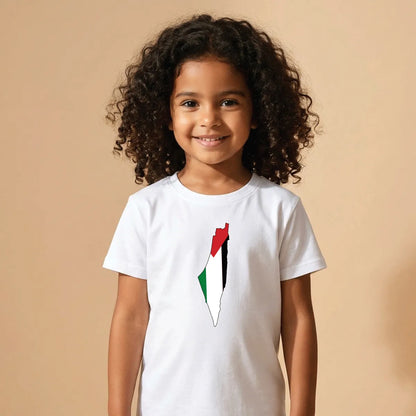 Palestine T-Shirt Dubai – Soft Printed Palestinian Pride Solidarity Gift for Kids & Adults UAE