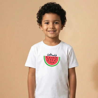 Palestinian Watermelon Cotton T-Shirt | تيشيرت قطني البطيخ الفلسطيني