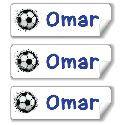 Soccer school name labels for kids in UAE