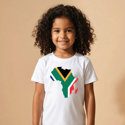 South Africa Cotton T-Shirt Dubai – Soft Printed South African Expat Pride Gift for Kids & Adults UAE