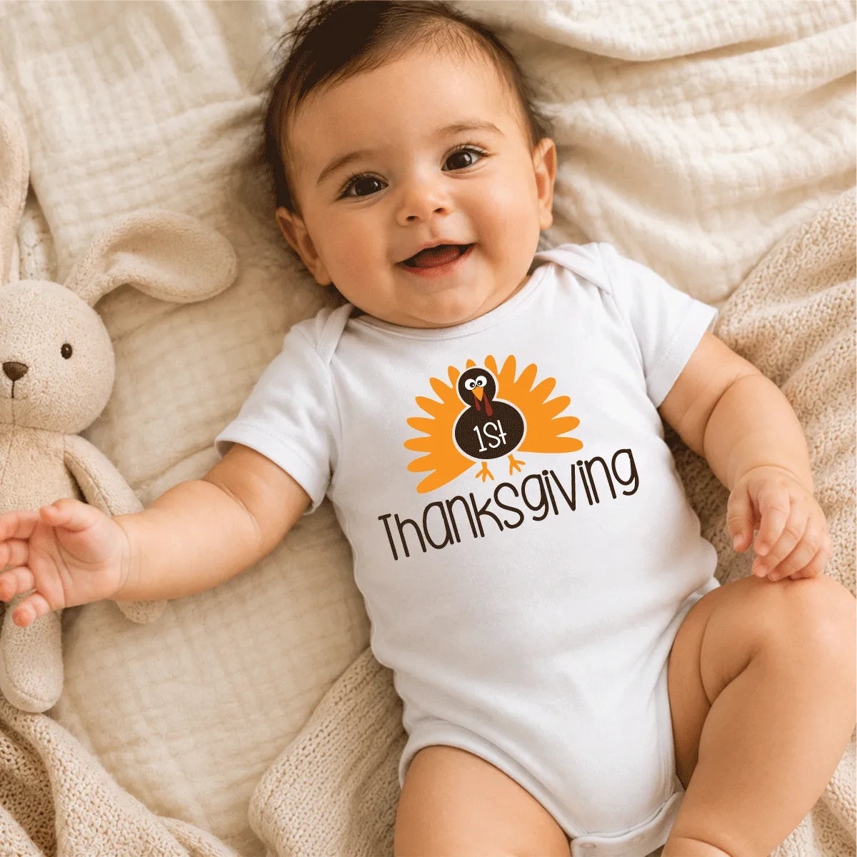 Thanksgiving Baby Onesie Dubai – Cute Funny Newborn Thanksgiving Gift for Baby UAE