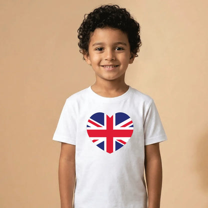 UK Flag Cotton T-Shirt Dubai – Soft Printed British Expat Gift for Kids & Adults UAE