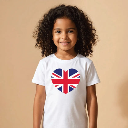 UK Flag Cotton T-Shirt Dubai – Soft Printed British Expat Gift for Kids & Adults UAE