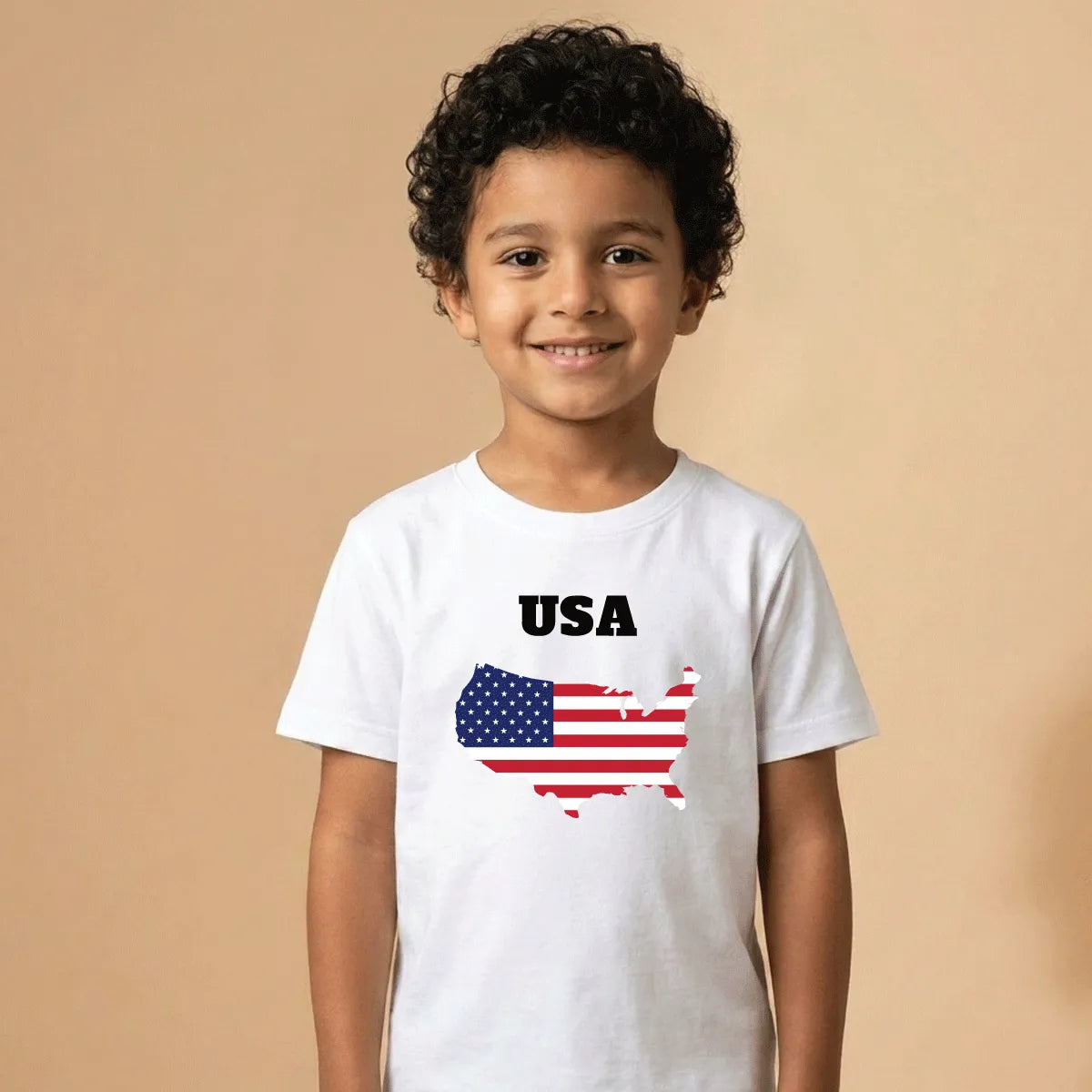 USA United States Cotton T-Shirt Dubai – Soft Printed American Expat Pride Gift for Kids & Adults UAE